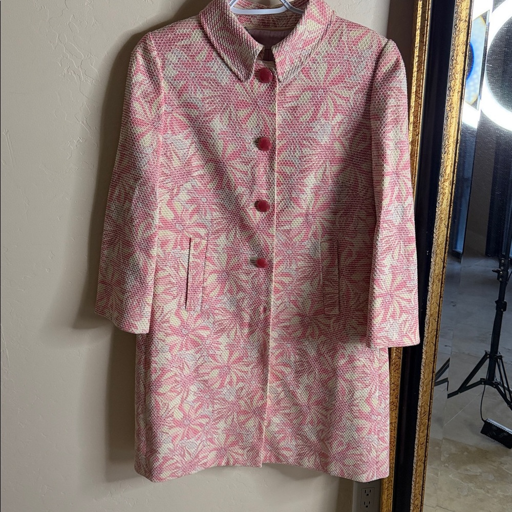 ELIE TAHARI Vintage Floral Coat